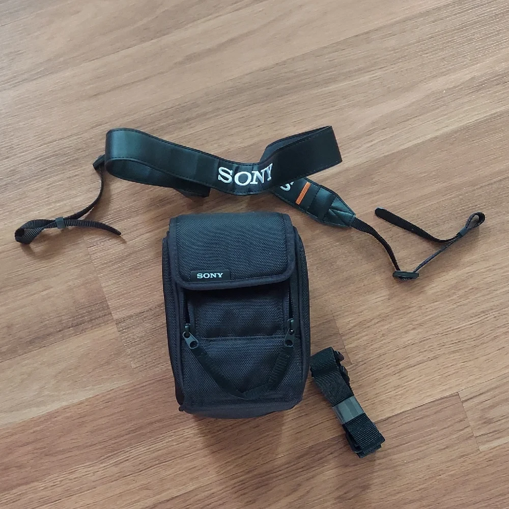 Sony Black Camera Bag with Strap
